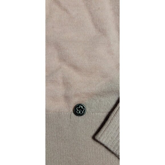 Ted Baker Aidabel Sweater Small Dusty Pink Cashmere Blend Puff Sleeve Mock Neck - Picture 11 of 15